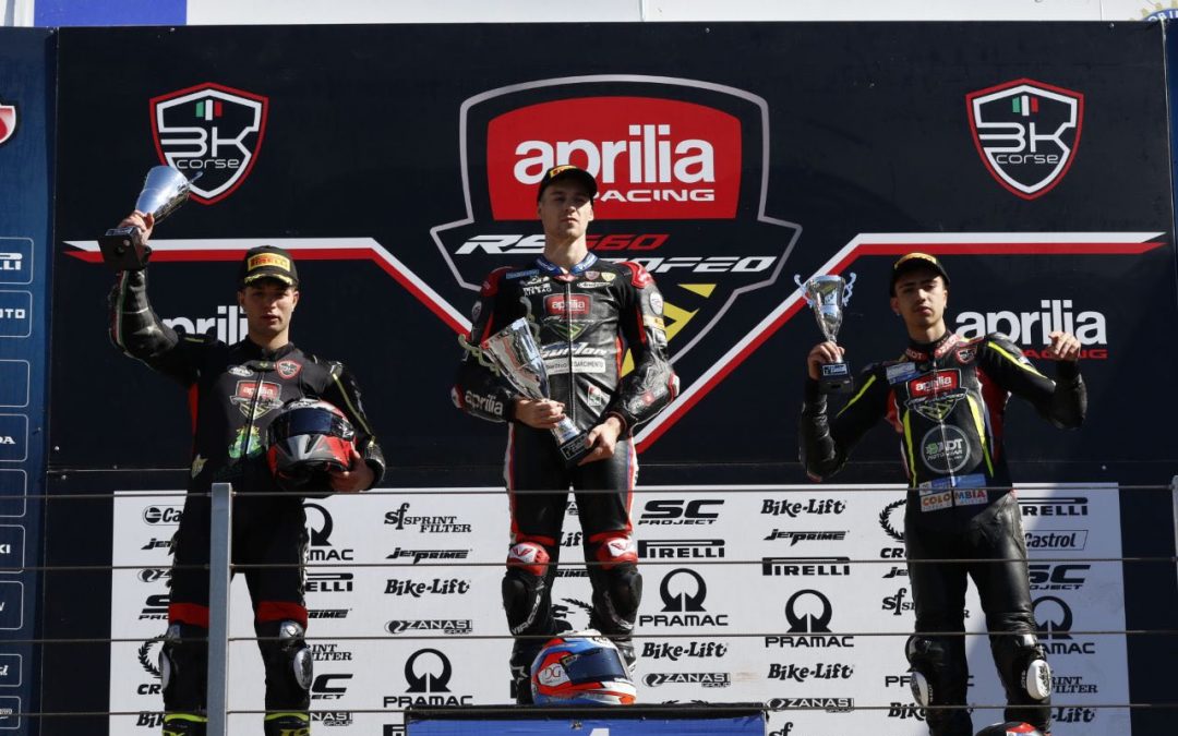 Filippo Momesso vince l’ultima gara del Trofeo Aprilia RS660 2021
