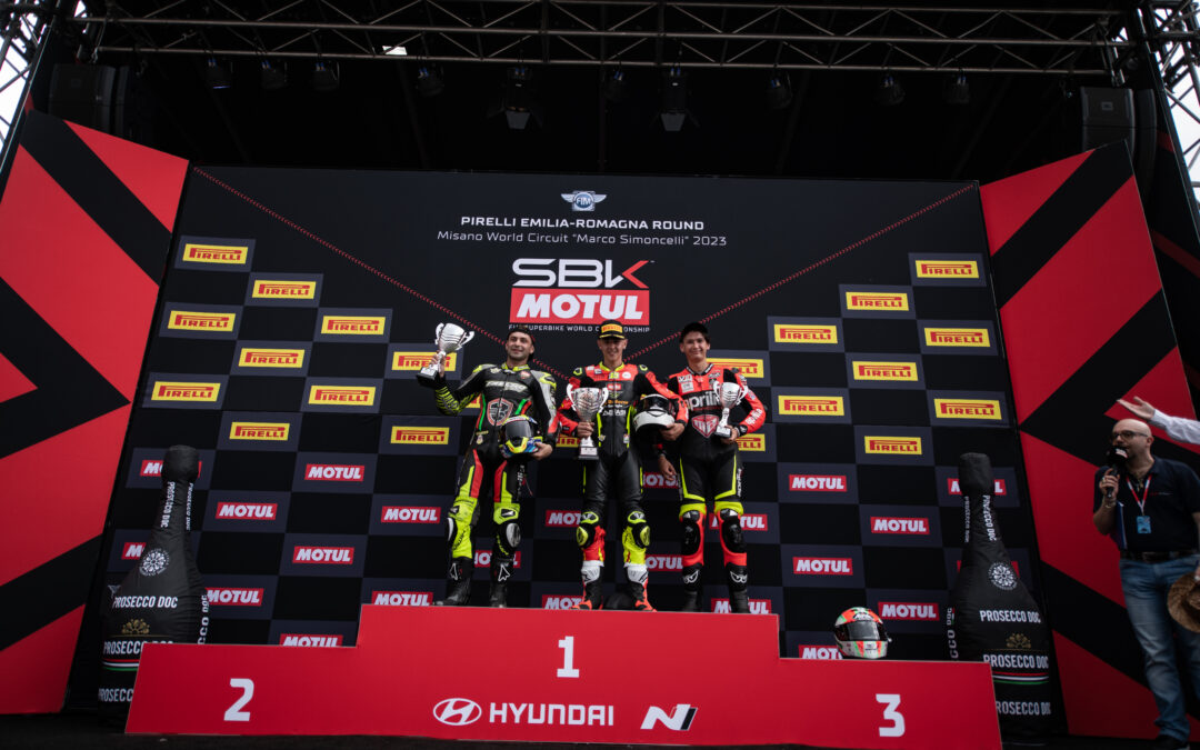 Fine settimana emozionante per il Trofeo Aprilia RS660 nel paddock del WorldSBK. Colombi vince davanti a Favero e Bianchi